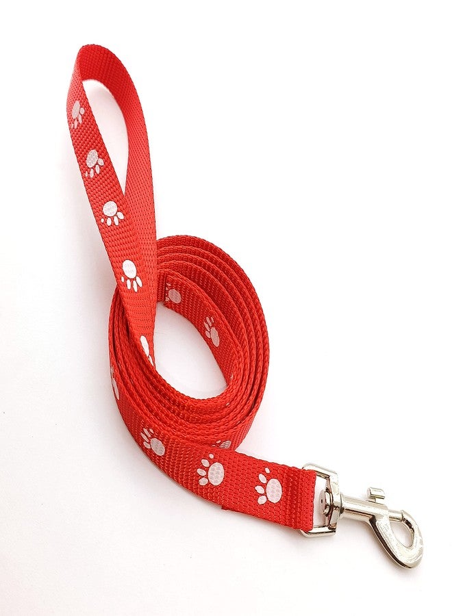 Pups&Pets طقم طوق ومقود من النايلون مطبوع عليه شكل مخلب من Pups&Pets، مثالي لجميع سلالات الجراء والكلاب الصغيرة (15 مم، لون أحمر). - Image 5